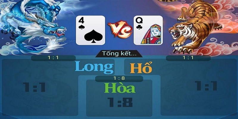 Rồng Hổ FOR88 game bài với 2 cửa cược Rồng - Hổ